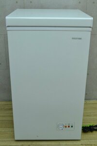 C1022■IRIS OHYAMA■ノンフロン冷凍庫■ICSD-6A-W■63L■直冷式・上開き■2022年製■100V　50/60Hz