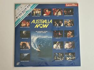 【希少未開封LD】AUSTRALIA NOW Up-Sounds From Down Under 帯付LD MP158-25VP 83年版,INXS,Men At Work,LRB,Midnight Oil,Moving Pictures