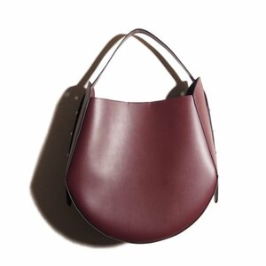 M4052P　▼WANDLER ワンドラー▼　新品 CORSA TOTE BAG ワンハンドル レザー トートバッグ ボルドー / レザーバッグ rb mks