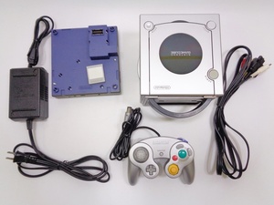 ニンテンドー ゲームキューブ 本体 ゲームボーイプレーヤー セット 動作確認済み DOL-001 DOL-017 任天堂 NINTENDO GAMECUBE GC 生産終了