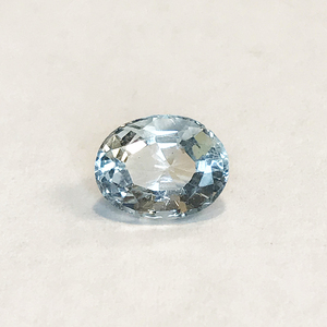 qoj.YAB09 天然 アクアマリン 1.437ct ルース 裸石 一粒 ソーティング付属