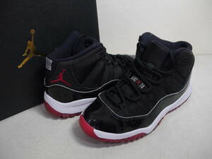 AIR JORDAN 11 RETRO PS エア ジョーダン 11 レトロ BRED PLAYOFF US1Y USED 378039-061