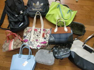 ブランドバッグまとめ売り COACH　コーチ Samantha＆chouette COLORS BEAMS LIGHTs shidel adidas　など１１点