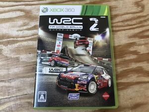 m ネコポスC ワールドラリー チャンピオンシップ2 XBOX360 ソフト WRC2 WORLD RALLY CHAMPIONSHIP ※動作未確認、ケースに傷みあり