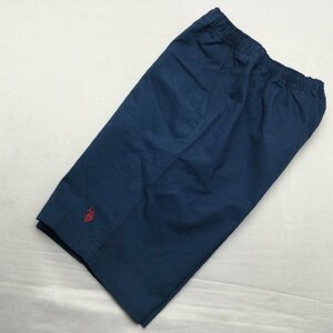 【送料無料】【新品】US.POLO ASSN メンズハーフパンツ（コットン100％）　 　L　　ネイビー★22507