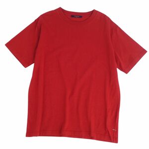 美品 ルイヴィトン LOUIS VUITTON Tシャツ インサイドアウト カットソー トップス メンズ イタリア製 XL レッド cg12me-rm05e26292