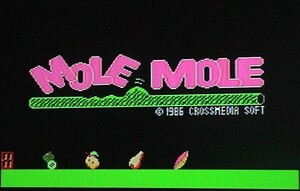 MSX2 モール・モール MOLE MOLE〔CROSSMEDIA SOFT,ビクター音楽産業〕