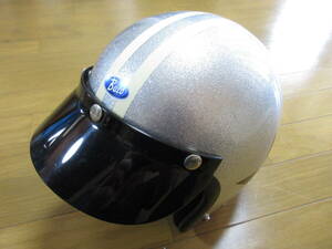 BABY BUCO ベビーブコジェットヘルメット(シルバーラメ)中古品 MLサイズ 59cm～60cm