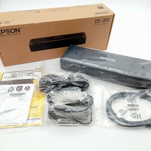 北山3月No.142 未使用品 EPSON エプソン DS-310 動作未確認 スキャナー ブラック 箱・その他備品付き 