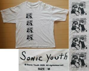 SONIC YOUTH monkey time TシャツM /NIRVANA Kurt Cobain Dinosaur Jr Black Flag SMASHING PUMPKINS bjork Pearl Jam HOLE Beastie Boys