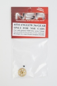 新品 NSR 1/32 ANGLEW 34t Gear only for NSR CARS アングルワインダー ギア 6534 スロットカー