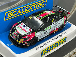 No.126 SCALEXTRIC BTCC VolksWagen CC 2019 No.777 Michael Crees [新品未使用 1/32スロットカー]