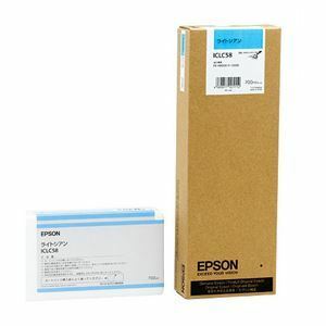 【新品】(まとめ) エプソン EPSON PX-P／K3インクカートリッジ ライトシアン 700ml ICLC58 1個 【×10セット】