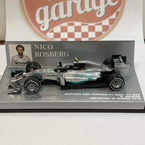 1/43 ミニチャンプス メルセデスベンツ W05 ロズベルグ オーストラリアGP 2014 410140006 MINICHAMPS ROSBERG AUSTRALIAN PETRONAS