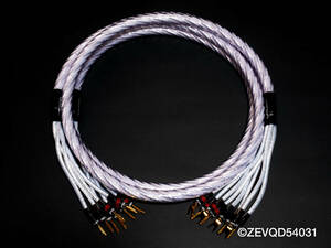 ◆新品・受注生産品・Nordost VIDARエージング◆QED Signature Genesis Silver Spiral Bi-Wire 5.0mペア バイワイヤ仕様