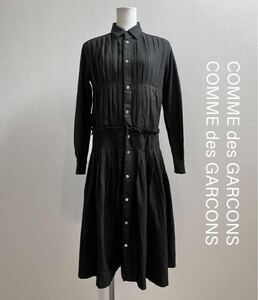 COMME des GARCONS/コムデギャルソン コムコム プリーツ 長袖シャツ ワンピース AD2006