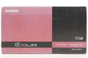 【ト福】CASIO カシオ EXILIM エクシリム EX-Z57 デジタルカメラ シルバー 充電器付き デジカメ LBZ01LSL26