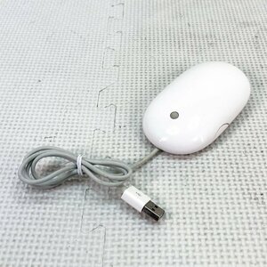 有線マウス 動作確認済 ★ Apple Mighty Mouse A1152 USB接続 クリック良好 #2591-K