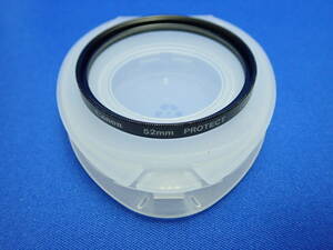 ☆Canon キャノン☆52mm Screw-in Filter☆PROTECT☆マルミ フィルターケース付き☆プロテクト・フィルター☆