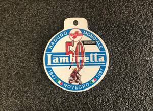 ランブレッタ LAMBRETTA 50周年記念　バッジ　未使用