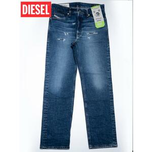 W32L30/新品 DIESEL ディーゼル サステナブル ジーンズ イタリア製 ストレッチ デニム メンズ ブランド D-MACS 0079P ネイビー