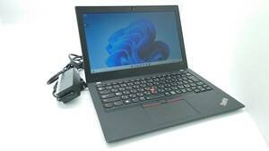 Lenovo ThinkPad X280 20KE-S5850Z 12.5型 Core i5-8350U 1.7GHz メモリ16GB ストレージSSD256GB windows11 カメラ Wi-Fi 動作品