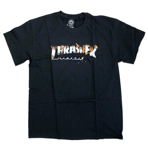 THRASHER スラッシャー Tシャツ MサイズINTRO BURNER S/S TEE BLACK