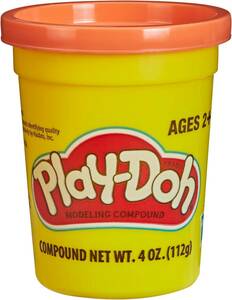 プレイ・ドー Play-Doh シングル缶 112g (オレンジ)こむぎねんど B7413 正規品
