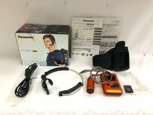送料無料 動作確認済み 美品 Panasonic パナソニック ウェブカメラ HX-A500 オレンジ 4K ウェアラブルカメラ ビデオカメラ デジタル