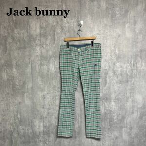 Jack bunny チェック柄 ゴルフウェア パンツ 5 ジャックバニー