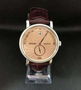 ■クロノスイス デルフィス■(Chronoswiss) (Delphis) 新品同様 オーバーホール済み ベルト2本付き