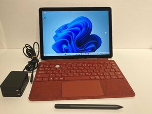 【S90902】Microsoft Surface GO 3 128GB キーボード　タッチペン付　中古品　初期化済