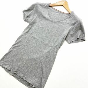 ポールスミス ☆ Paul Smith 半袖 Tシャツ Ｖネック カットソー アンダーウェア グレー M 柔らかい着心地♪ 毎日のヘビロテ肌着◎■S390