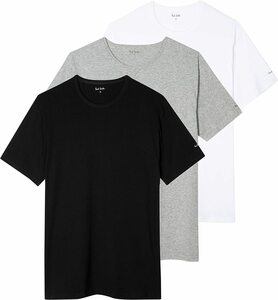 Tシャツ ポールスミス 半袖 3枚セット 389F A3PCK White/Grey/Black 2A MIXD PLATE2 Ｓサイズ/送料無料メール便