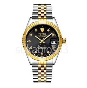 OX034:★人気商品★高級メンズ自動腕時計マントゥールビヨン機械式時計ムーブメントゴールド時計レロジオ