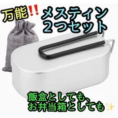 2つセット✨️メスティン 飯盒 弁当箱 キャンプアウトドア グランピング 飯ごう