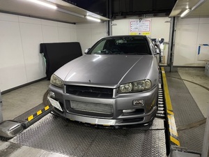 動画有 所沢市 日産 スカイラインER34 GT 足回りミション交換 レカロ 61028㎞ 車検令和6年7月 コンデション良好