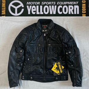 YeLLOW CORN イエローコーン ライディングジャケット ウインター YB-2305 BK/BK Mサイズ 定価32780円 新品 正規 A50301-1