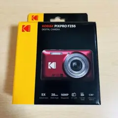 KODAK コンパクトデジタルカメラ　FZ55　赤 レッド