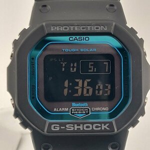 3410@ CASIO [カシオ] Gショック 腕時計 GW-B5600-2 電波タフソーラー Bluetooth搭載 20気圧防水 メンズ ブラック/ライトブルー【0425】