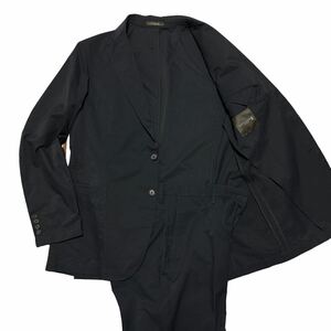 参考定価82,500円 MACKINTOSH LONDON マッキントッシュロンドン ニューブリッジ クールドッツ セットアップスーツ ネイビー メンズ XL相当