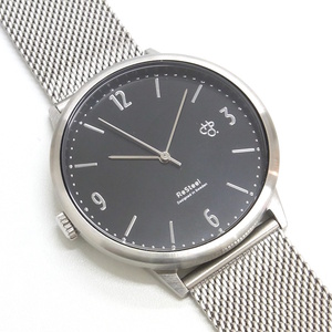 CHPO チーポ Wednesday BLACK SILVER スウェーデンデザイン 北欧ブランド メンズ クオーツ 腕時計 左利き【未使用展示品】【程度S】