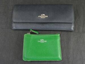 1円～　COACH コーチ　財布　ケース　2点セット