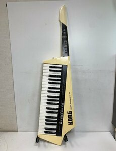 【ジャンク】KORG RK-100＜鍵盤不良あり＞コルグ REMOTE KEYBOARD ショルダーキーボード 白 ホワイト MIDIコントローラー ※引取り可 □