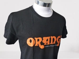 ■Orange（オレンジ）Tシャツ（サイズＬ)ブラック【新品】