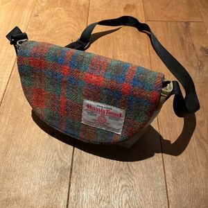 入手困難 hand woven harris tweedショルダーバッグ ボディバッグ 