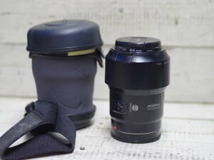 M10342 MINOLTA レンズ AF100-300 ZOOM Xi 1.5m/4.9ft 1:4.5(32)-5.6 φ55mm MC PROTECTORレンスフード付 カビ有 動作チェックなしサイズ60