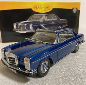 ★サンスター／Sun Star：PLATINUM COLLECTION 1/18 メルセデス ベンツ 280 C Strich 8 Coupe 1973 (Blue metallic) ☆used