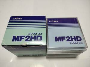UNISYS MF2HD フロッピーディスク 5022-33　2HD　20枚　日本ユニシス　未使用　未開封