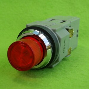 ｉｄｅｃ 照光押ボタンスイッチ ALN21611DNR(φ30,1a1b接点,LED,AC100V)赤